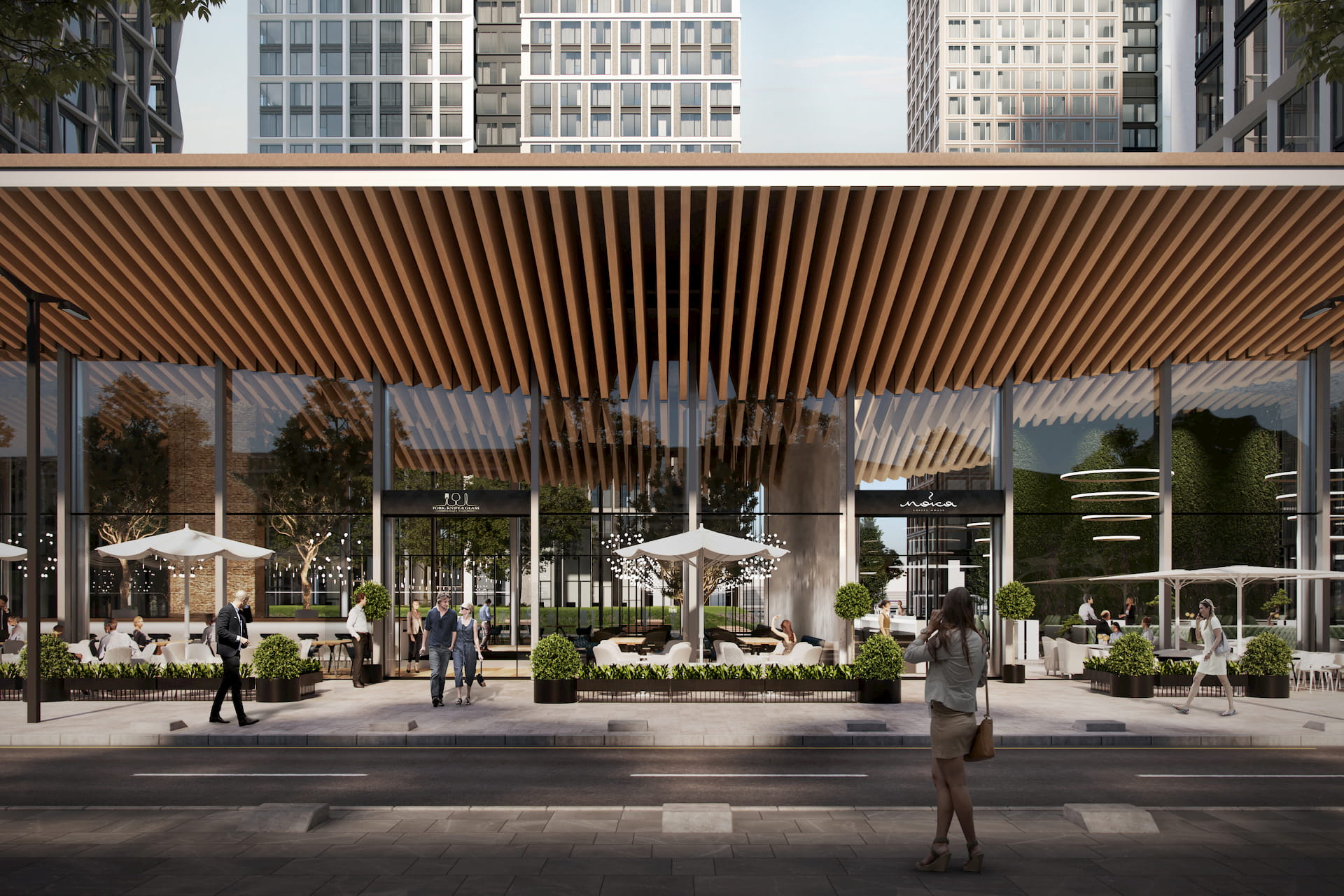 Architectural Visualizations for Dyer Group Entrance Daylight Residential Development