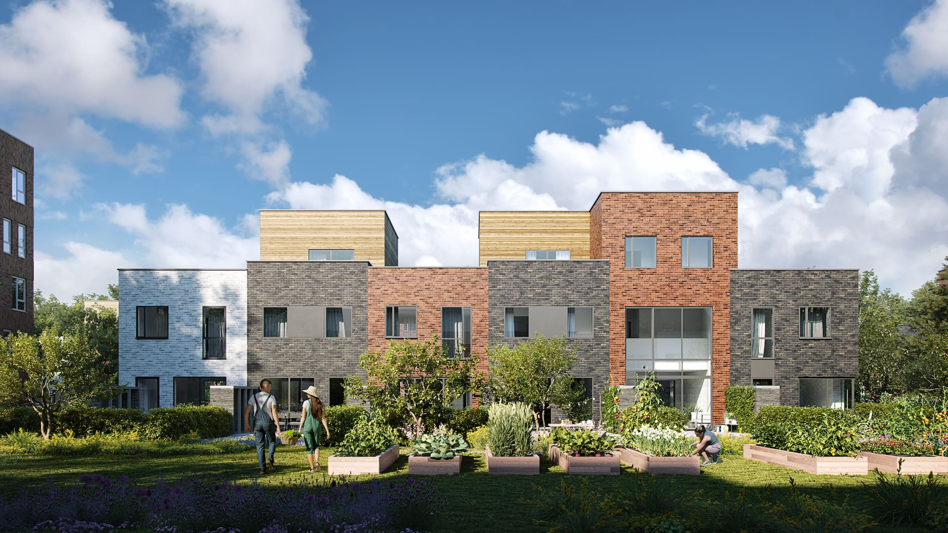 Neo Legia Rives Ardentes Residential Development Liége Belgium sunshine