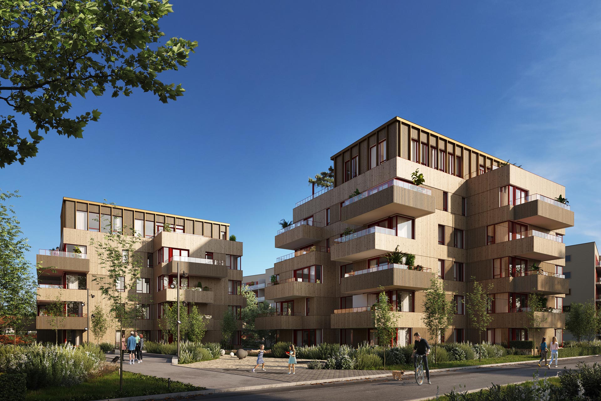 architecture, sustainability, urban living, Norway, Stavanger, Lassa Living, exterior, wood architecture